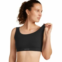 Damen Icebreaker Unterwäsche*WOMEN MERINO BLEND RIB LOTUS BRA Damen - Sport BH
