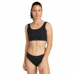 Damen Icebreaker Unterwäsche*WOMEN MERINO BLEND RIB LOTUS BRA Damen - Sport BH