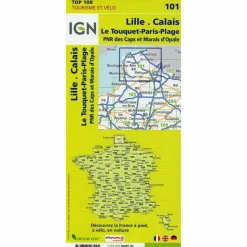 IGN 101 LILLE - CALAIS 1:100.000 - Karte^ Straßenkarten|Straßenkarten