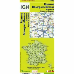 IGN 142 ROANNE MÂCON 1:100 000 - Karte^ Straßenkarten|Straßenkarten