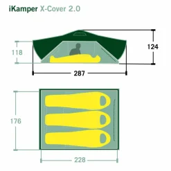 iKamper Autodachzelte Und Dachträger*X-COVER 2.0 - Dachzelt