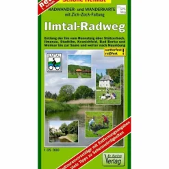 ILMTAL-RADWEG 1 : 35 000. RADWANDERATLAS - Fahrradkarte^ Fahrradkarten|Fahrradkarten