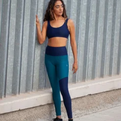 Inaska HIGH WAIST TIGHT  WILD BLUE-PETROL Damen - Leggings^Damen Outdoorhosen