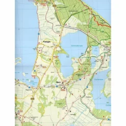 Fahrradkarten|Wanderkarten Und Winterkarten*INSEL USEDOM, AHLBECK, HERINGSDORF, BANS - Wanderkarte