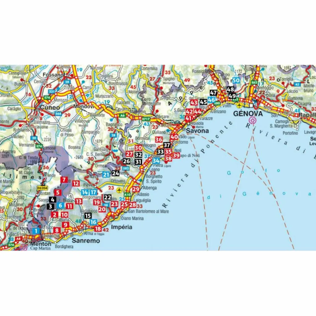 ITALIENISCHE RIVIERA - Wanderführer^ Wanderführer