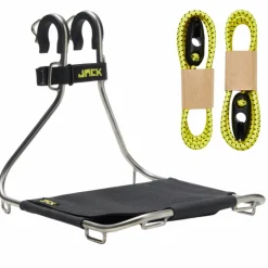 Jack The Bike Rack Gepäckanhänger, Gepäckträger Und Spanngurte*THE BIKE RACK LENKERGEPÄCKTRÄGER, BLACK/YELLOW - Gepäckträger