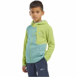 Kinder Jack Wolfskin Kinder Fleecejacken Und Kinderpullover*ACTAMIC GRID MIDLAYER K Kinder - Fleecejacke