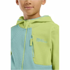 Kinder Jack Wolfskin Kinder Fleecejacken Und Kinderpullover*ACTAMIC GRID MIDLAYER K Kinder - Fleecejacke