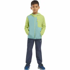 Kinder Jack Wolfskin Kinder Fleecejacken Und Kinderpullover*ACTAMIC GRID MIDLAYER K Kinder - Fleecejacke