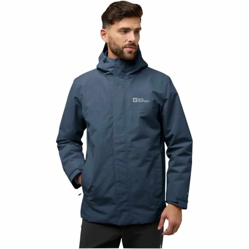 Herren Jack Wolfskin Outdoorjacken*ALTENBERG 3IN1 JKT M Herren - Doppeljacke