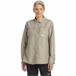 Damen Jack Wolfskin Hemden*BARRIER L/S SHIRT W Damen - Outdoor Bluse