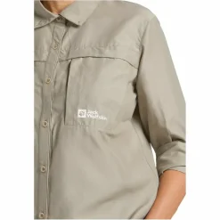 Damen Jack Wolfskin Hemden*BARRIER L/S SHIRT W Damen - Outdoor Bluse