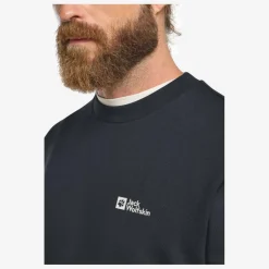 Herren Jack Wolfskin Pullover Und Fleecepullover*ESSENTIAL CREWNECK M Herren - Sweatshirt