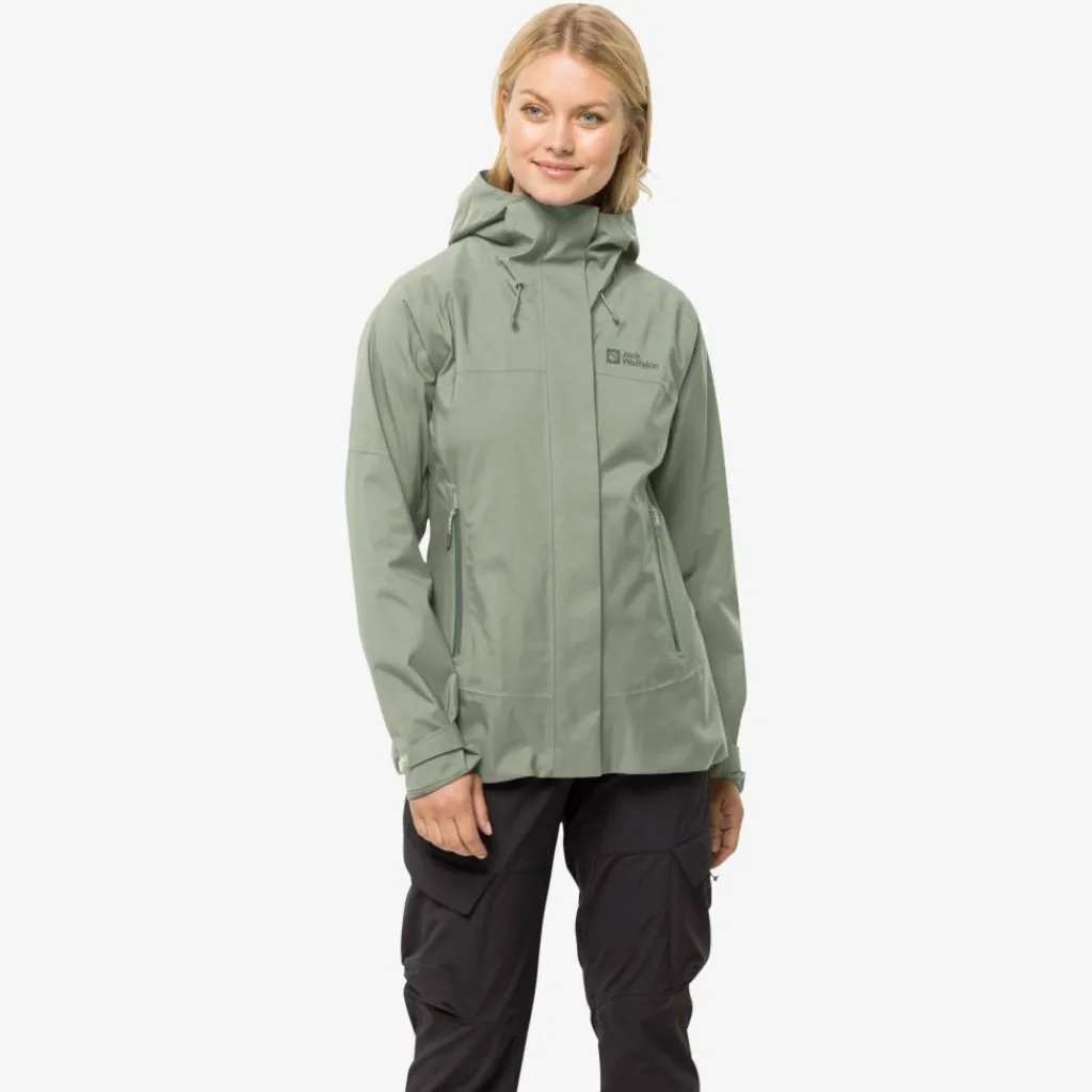 Jack Wolfskin KAMMWEG 2L JKT W Damen - Regenjacke^Damen Outdoorjacken