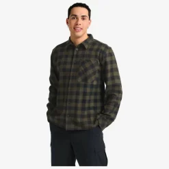 Herren Jack Wolfskin Hemden*LITE FLANNEL SHIRT M Herren - Flanellhemd