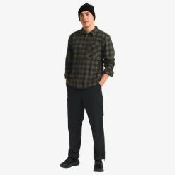 Herren Jack Wolfskin Hemden*LITE FLANNEL SHIRT M Herren - Flanellhemd