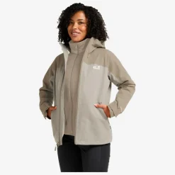 Jack Wolfskin WILD PLACES 3IN1 JKT W Damen - Doppeljacke^Damen Outdoorjacken