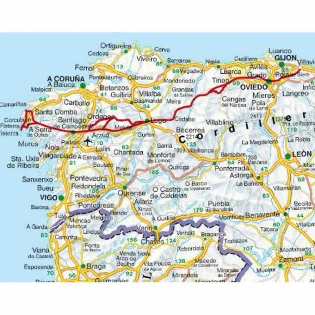 JAKOBSWEG - CAMINO PRIMITIVO - Wanderführer^ Wanderführer