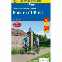 Fahrradkarten|Fahrradkarten*KARTE DIE SCHÖNSTEN RADTOUREN IM RHEIN-ERFT-KREIS - Fahrradkarte