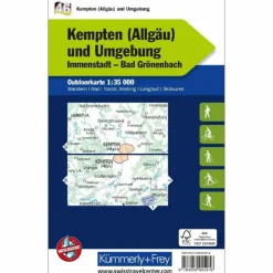Fahrradkarten|Wanderkarten Und Winterkarten*KEMPTEN (ÄLLGAU) UND UMGEBUNG NR. 46 OUTDOORKARTE - Karte