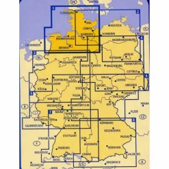 K+F DEUTSCHE NORDSEEKÜSTE 1 : 275.000 - Straßenkarte^ Straßenkarten|Straßenkarten