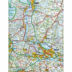 K+F DEUTSCHE NORDSEEKÜSTE 1 : 275.000 - Straßenkarte^ Straßenkarten|Straßenkarten