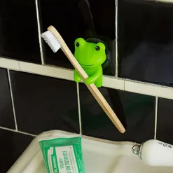 Kikkerland FROG TOOTHBRUSH HOLDER - Zahnpflege^ Hygiene Und Körperpflege