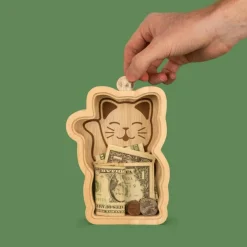 Kikkerland LUCKY CAT MONEY BANK^Kinder Reisezubehör|Kinderreisespiele Und Spielzeug