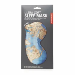 Kikkerland MAPS ULTRA SOFT SLEEP MASK - Schlafbrille^ Reisezubehör