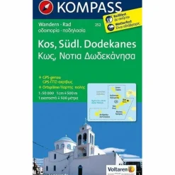 Wanderkarten Und Winterkarten|Wanderkarten Und Winterkarten*KOKA 252 KOS - SÜDLICHER DODEKANES - Wanderkarte