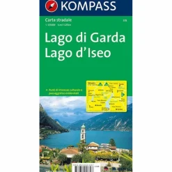 Wanderkarten Und Winterkarten|Wanderkarten Und Winterkarten*KOMPASS AUTOKARTE GARDASEE - ISEOSEE - Wanderkarte
