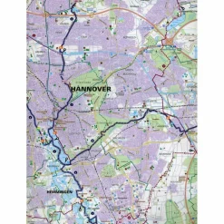 Fahrradkarten|Fahrradkarten*KOMPASS FAHRRADKARTE HANNOVER, HILDESHEIM 1:50.000, FK 3215 - Fahrradkarte
