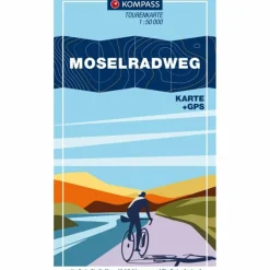 KOMPASS FAHRRAD-TOURENKARTE MOSELRADWEG 1:50.000^ Fahrradkarten|Fahrradkarten