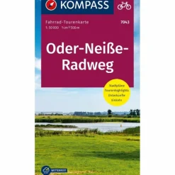 KOMPASS FAHRRAD-TOURENKARTE ODER-NEIßE-RADWEG 1:50.000 - Fahrradkarte^ Fahrradkarten|Fahrradkarten