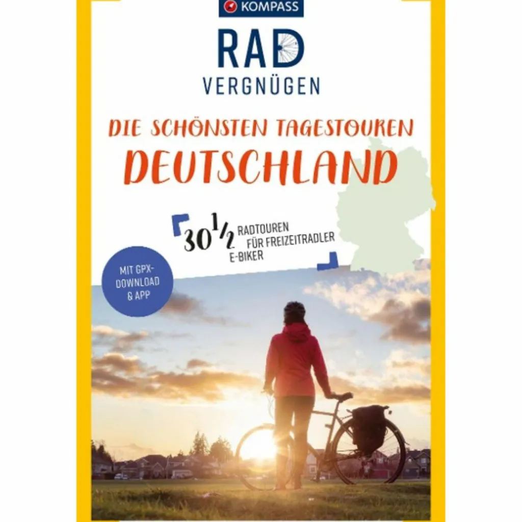 Radwanderführer Und Mountainbikeführer*KOMPASS RADVERGNÜGEN DIE SCHÖNSTEN TAGESTOUREN DEUTSCHLAND - Radwanderführer