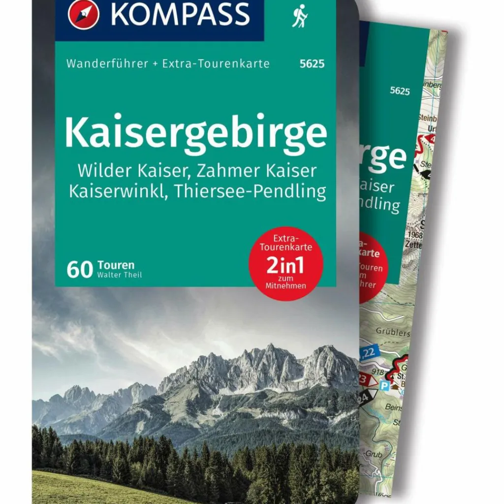 KOMPASS WANDERFÜHRER 5625 KAISERGEBIRGE^ Wanderführer
