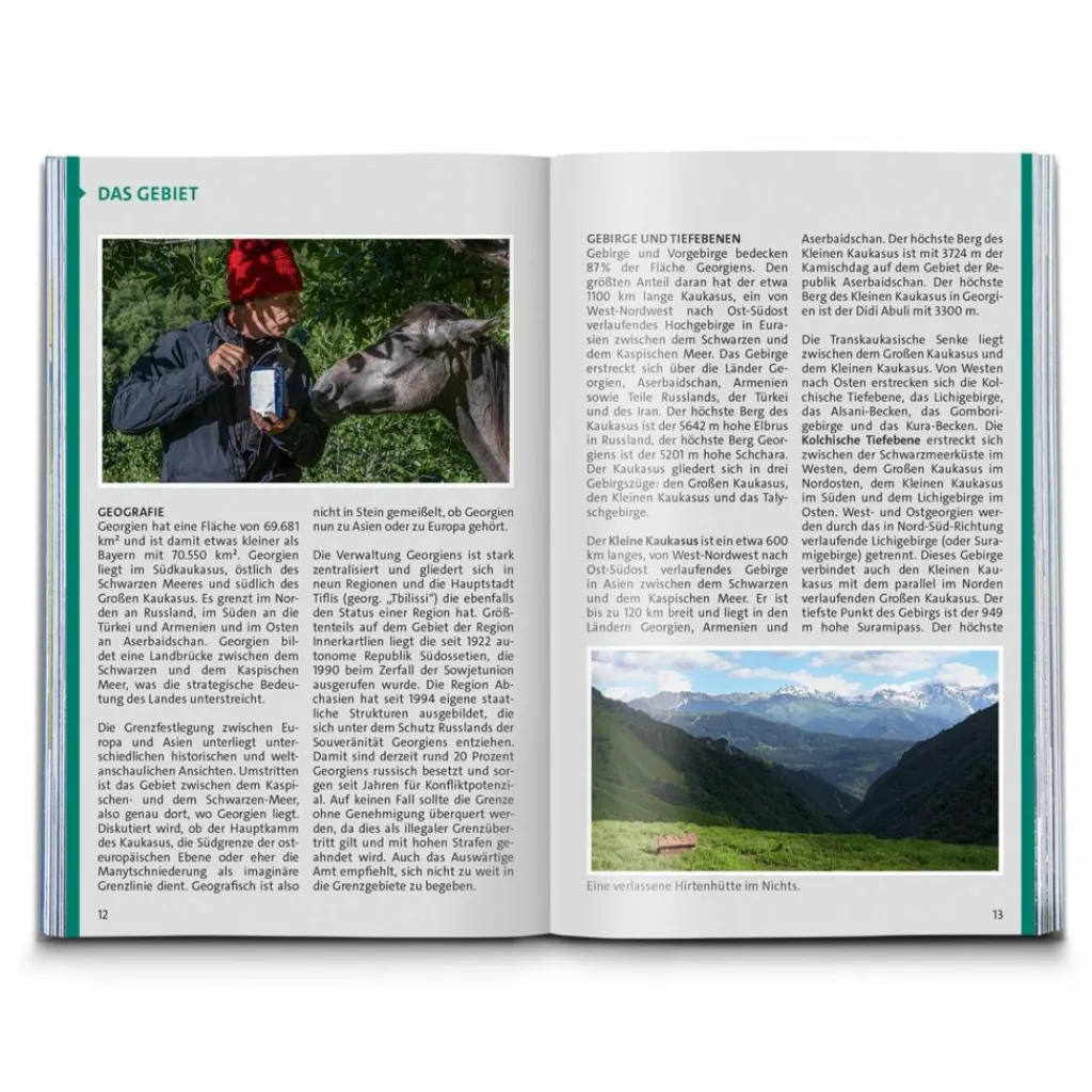 Wanderführer*KOMPASS WANDERFÜHRER GEORGIEN, KAUKASUS, 50 TOUREN