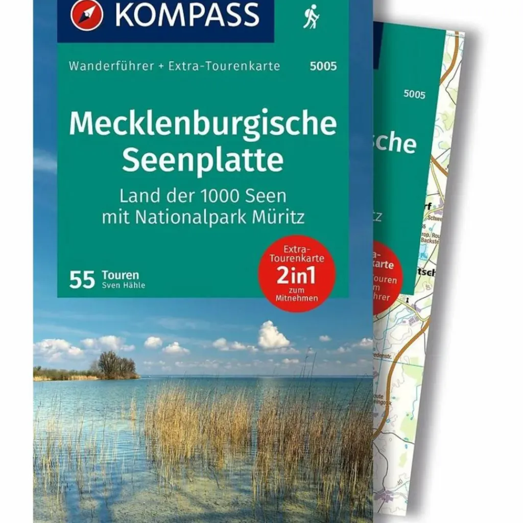 KOMPASS WANDERFÜHRER MECKLENBURGISCHE SEENPLATTE^ Wanderführer