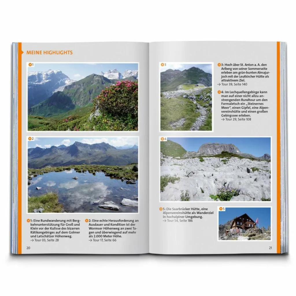 KOMPASS WANDERFÜHRER MONTAFON, ARLBERG, SILVRETTA, 60 TOUREN^ Wanderführer