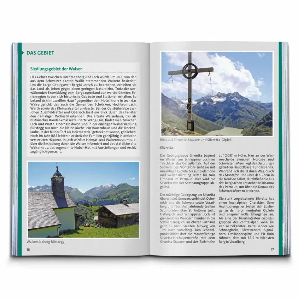 KOMPASS WANDERFÜHRER MONTAFON, ARLBERG, SILVRETTA, 60 TOUREN^ Wanderführer