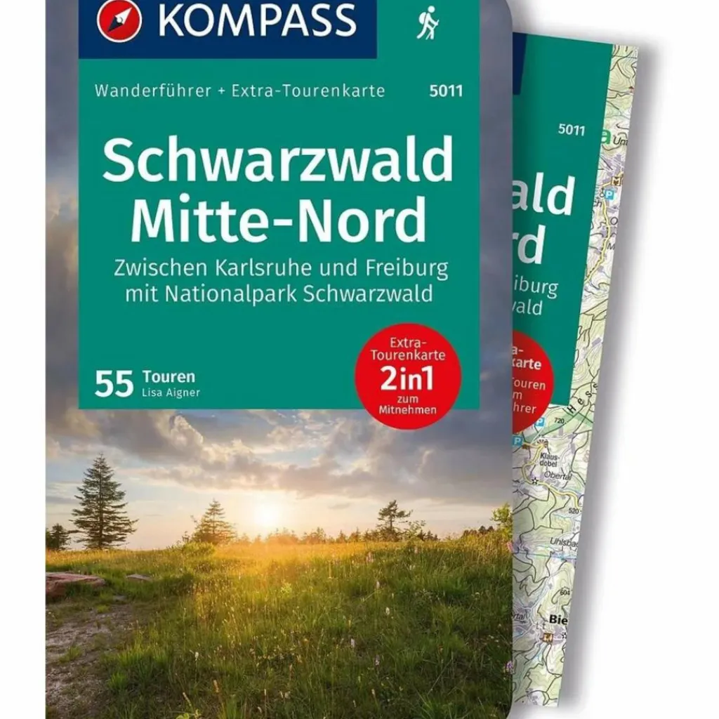 Wanderführer*KOMPASS WANDERFÜHRER SCHWARZWALD NORD, 50 TOUREN