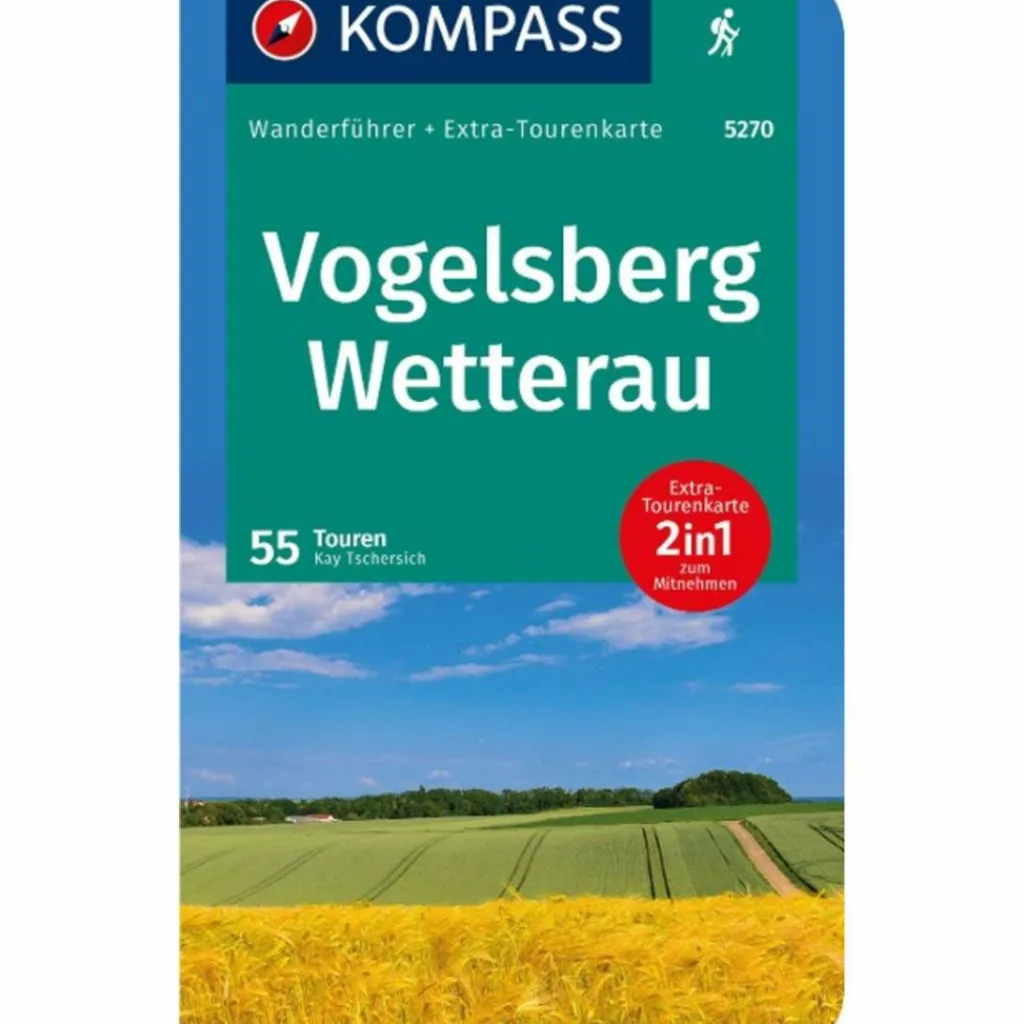 KOMPASS WANDERFÜHRER VOGELSBERG-WETTERAU, 55 TOUREN^ Wanderführer