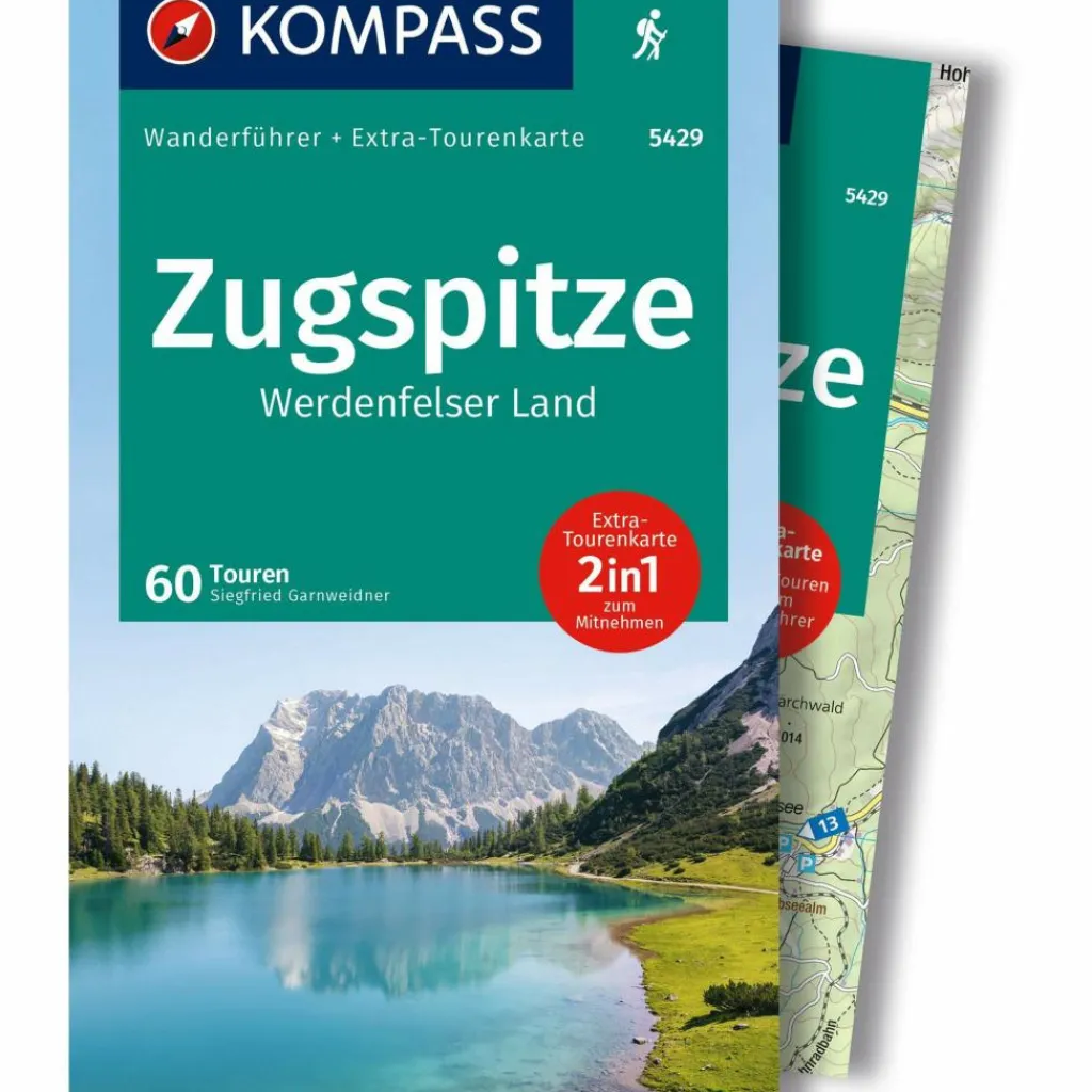 KOMPASS WANDERFÜHRER ZUGSPITZE, WERDENFELSER LAND, 60 TOUREN - Wanderführer^ Wanderführer