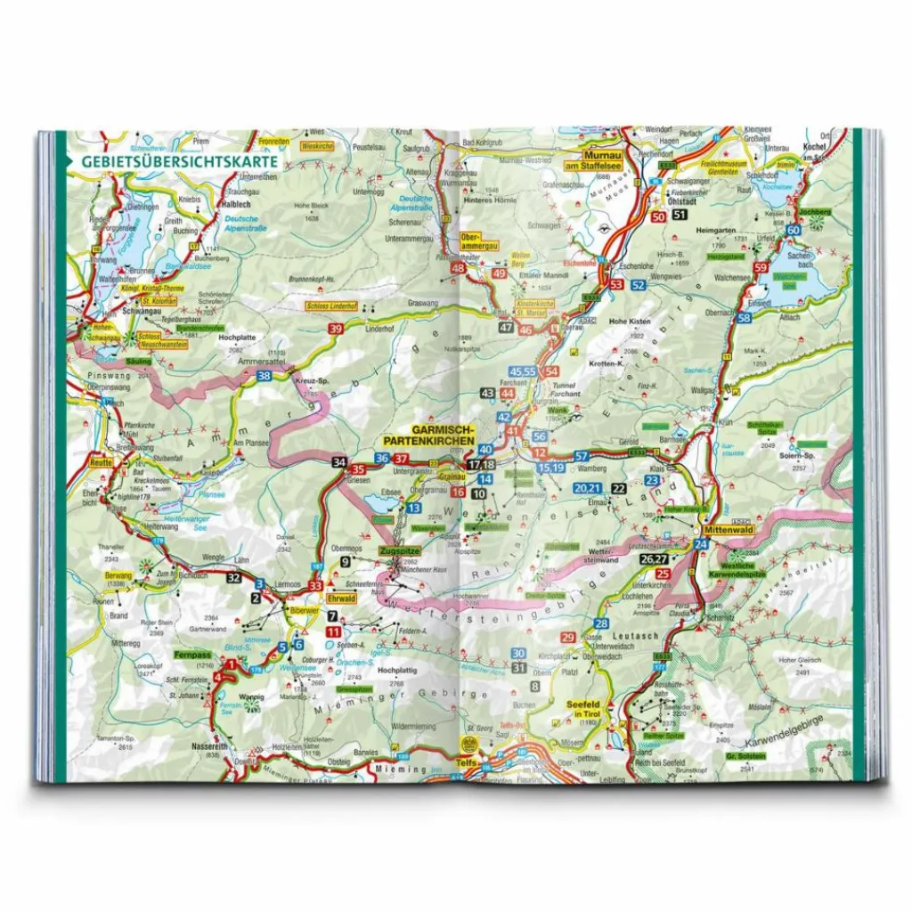 KOMPASS WANDERFÜHRER ZUGSPITZE, WERDENFELSER LAND, 60 TOUREN - Wanderführer^ Wanderführer