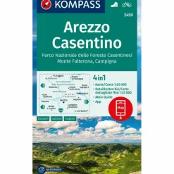 Wanderkarten Und Winterkarten|Wanderkarten Und Winterkarten*KOMPASS WANDERKARTE 2459 AREZZO, CASENTINO