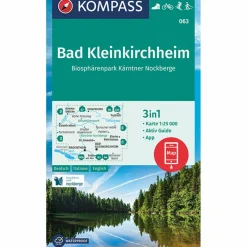 Wanderkarten Und Winterkarten|Wanderkarten Und Winterkarten*KOMPASS WANDERKARTE 063 BAD KLEINKIRCHHEIM