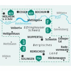 Wanderkarten Und Winterkarten|Wanderkarten Und Winterkarten*KOMPASS WANDERKARTE 493 BALDENEYSEE, ELFRINGHAUSER SCHWEIZ