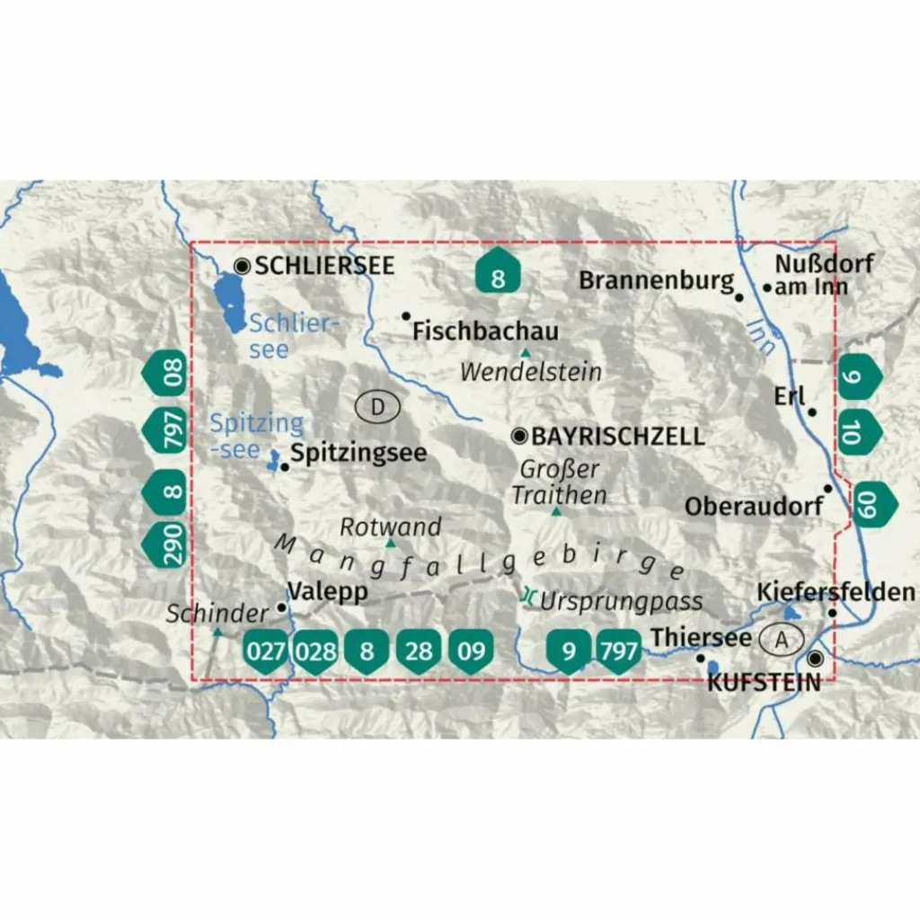 Wanderkarten Und Winterkarten|Wanderkarten Und Winterkarten*KOMPASS WANDERKARTE 008 BAYRISCHZELL, SCHLIERSEE