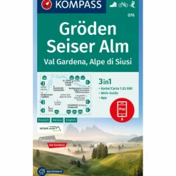 Wanderkarten Und Winterkarten|Wanderkarten Und Winterkarten*KOMPASS WANDERKARTE 076 GRÖDEN, SEISER ALM