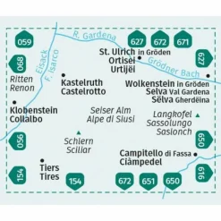 Wanderkarten Und Winterkarten|Wanderkarten Und Winterkarten*KOMPASS WANDERKARTE 076 GRÖDEN, SEISER ALM